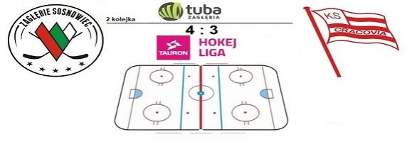 ⭐️Udana inauguracja nowego &bdquo;Zimowego&rdquo; w Tauron Hokej Lidze⭐️2 kolejka TAURON Hokej Liga⭐️Zagłębie Sosnowiec - Comarch Cracovia 4:3 (2:1, 1:1, 1:1)⭐️