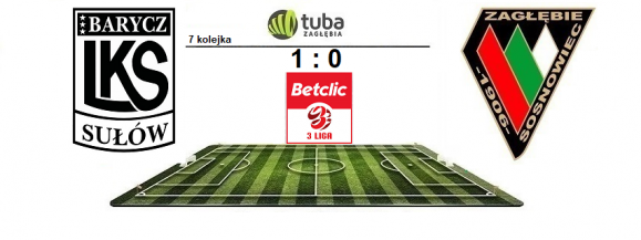 ⚽Druga z rzędu Porażka Zagłębia⚽7. kolejki Betclic 3. Ligi⚽Barycz Suł&oacute;w - Zagłębie Sosnowiec 1:0 (0:0)⚽