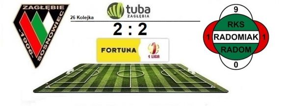 Punkt Zagłębia z Radomiakiem⚽Piasek w deszczu zapewnił remis na Stadionie Ludowym⚽