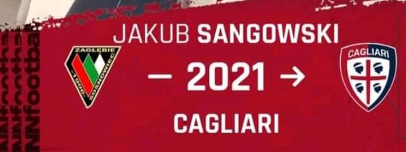 ⚽Jakub Sangowski wypożyczony do Cagliari⚽