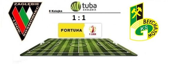 Remis Zagłębia w starciu z beniaminkiem z Bełchatowa⚽