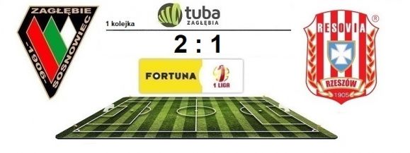 ⚽Wygrana Zagłębia na inaugurację sezonu⚽Zagłębie Sosnowiec &ndash; Resovia Rzesz&oacute;w 2:1 (1:1)⚽