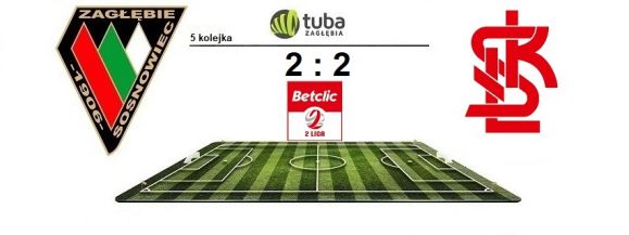⚽Kolejny remis Zagłębia z rezerwami⚽5. kolejka Betclic 2. Ligi⚽Zagłębie Sosnowiec - ŁKS II Łódź 2:2⚽