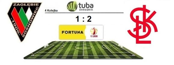 Porażka z ŁKS⚽Zagłębie Sosnowiec - ŁKS Ł&oacute;dź 1:2 (0:1)⚽