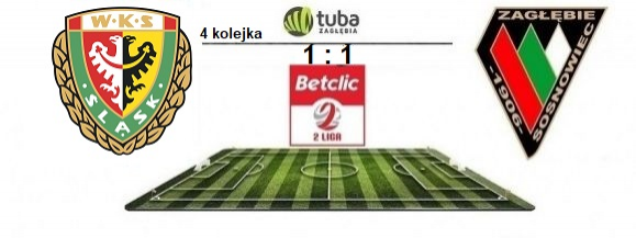 ⚽Remis we Wrocławiu⚽Śląsk II Wrocław &ndash; Zagłębie Sosnowiec 1:1 (0:1)⚽