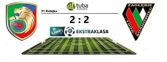 Tylko punkt Zagłębia⚽