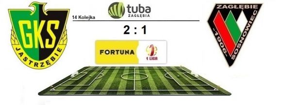 Kolejna porażka Zagłębia⚽Spadek w tabeli za Jastrzębie⚽GKS Jastrzębie - Zagłębie Sosnowiec (2:1)⚽