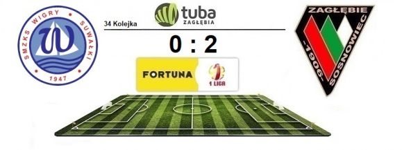Wygrana z Wigrami na koniec sezonu⚽Wigry Suwałki - Zagłębie Sosnowiec 0:2⚽